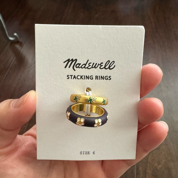 Madewell Vintage Mulberry Countryside Stacking Ring Size 6 - Picture 3 of 7